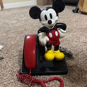 Vintage Disney Mickey Mouse Phone